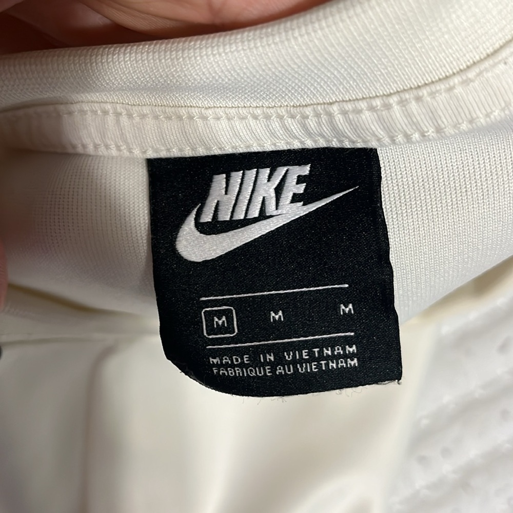 Nike Womens Cream Crewneck Sweater with Black Accents - Picture 5 of 5